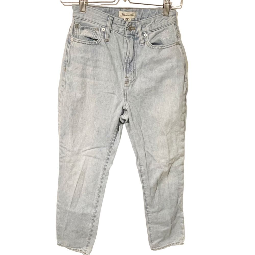 Madewell Size 24 Petite Curvy Perfect Vintage Jean Light Wash Denim